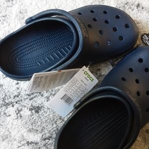 Crocs- Navy Blue NWT